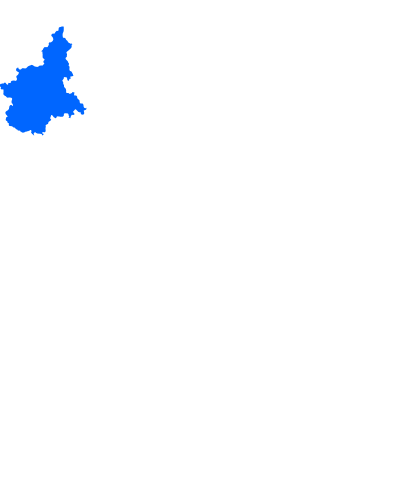 Mappa della Piedmont